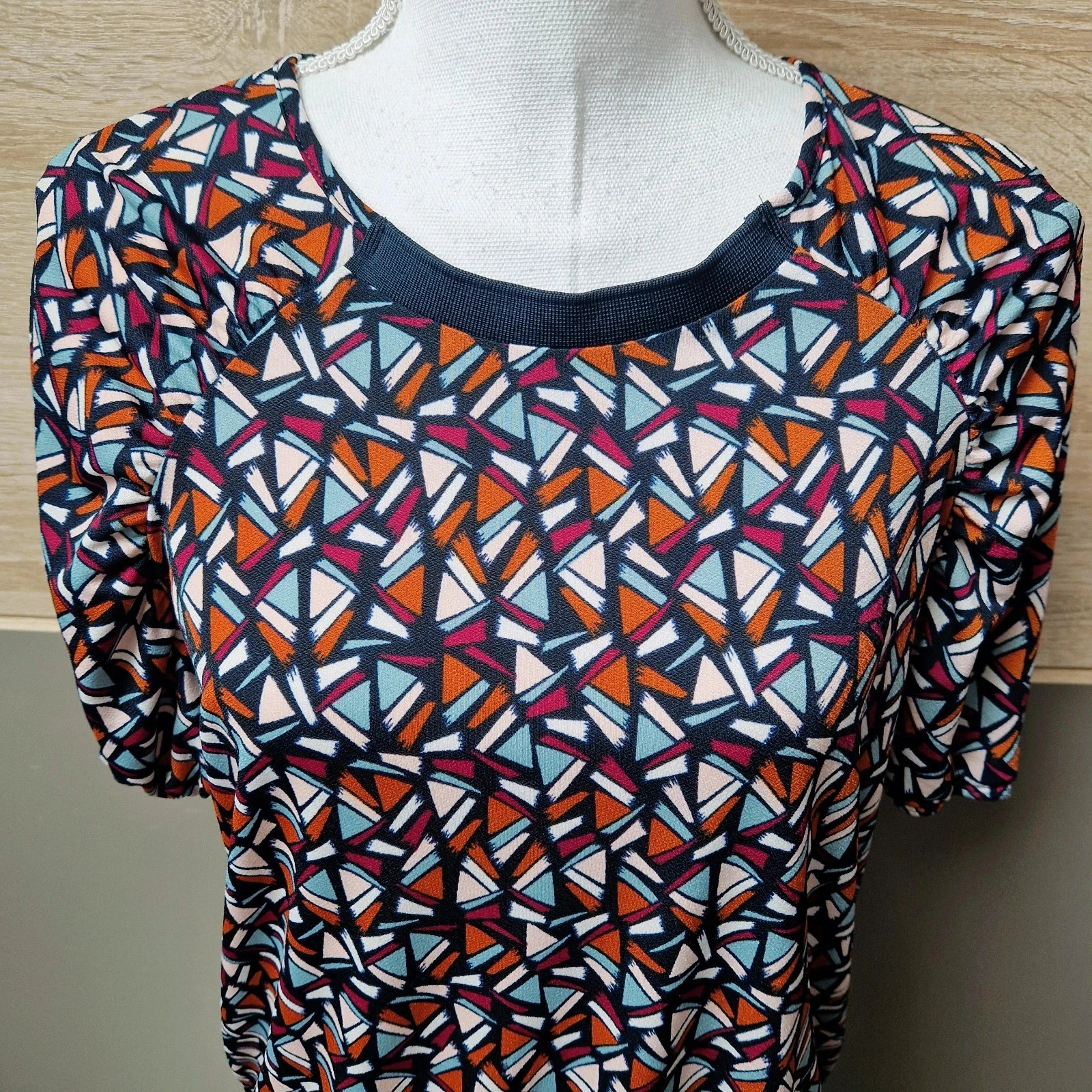 Blouse geometric patterns Size 38 – photo 2
